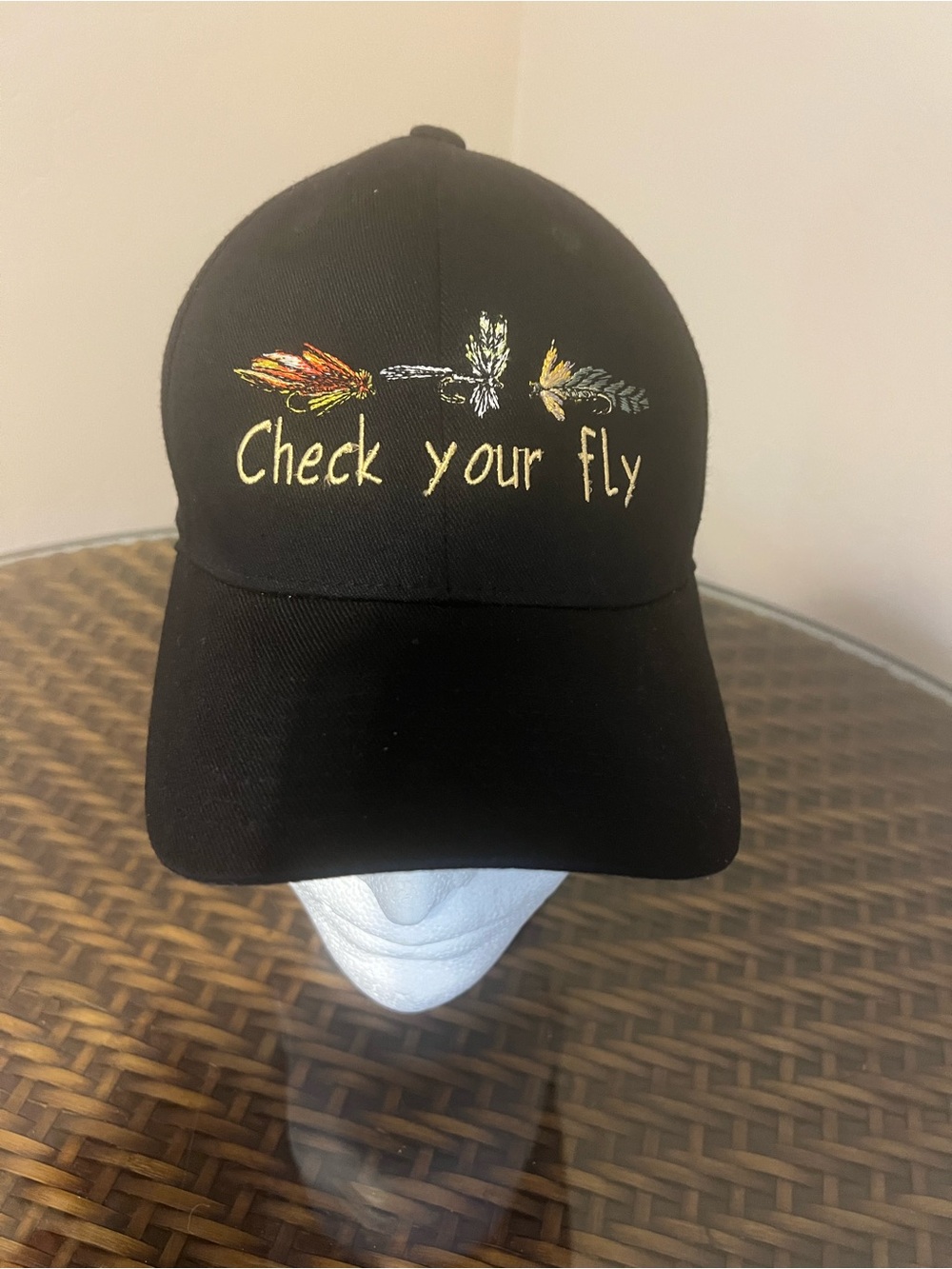 Mammoth Lakes “Check Your Fly” Fly Fishing Hat – Flexfit S/M